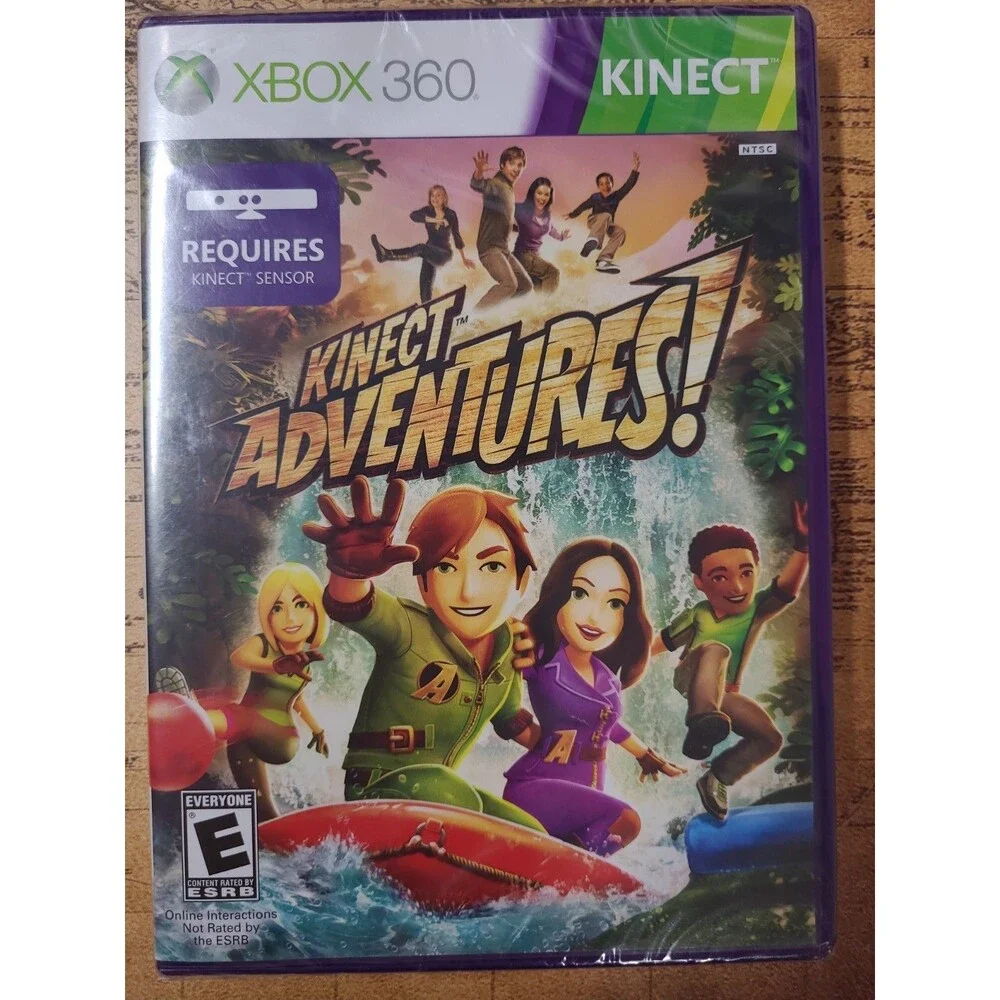 Kinect Adventures   For Xbox360 Brand New & Factory Sealed